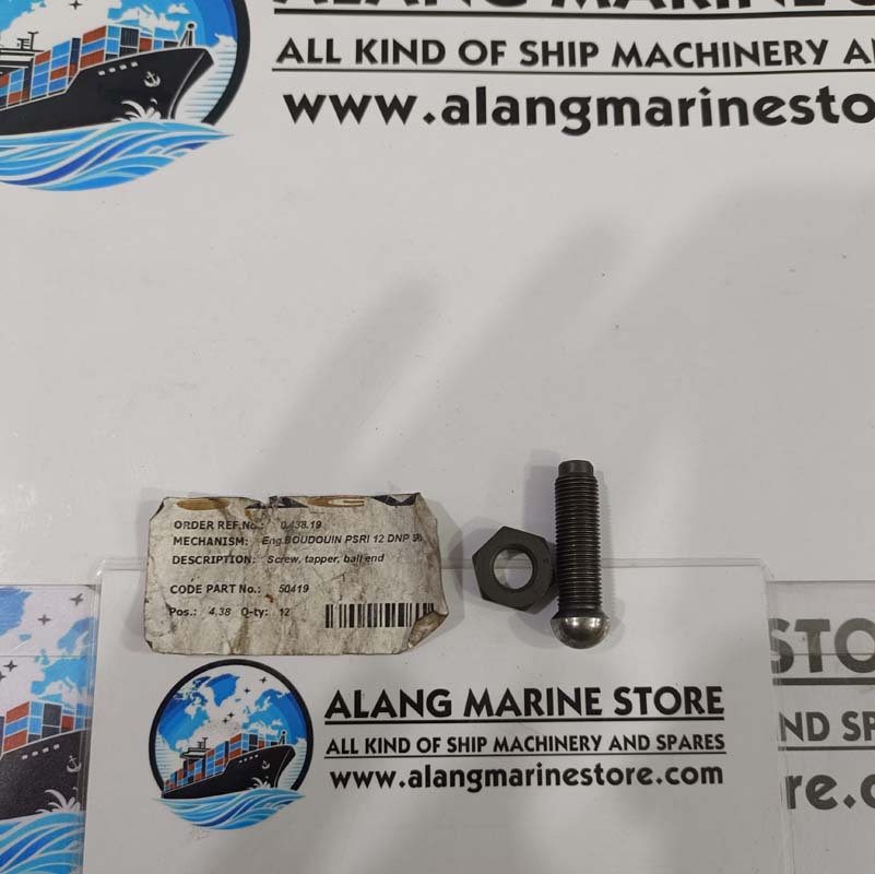 BAUDOUIN P15-M26 50429 SCREW TAPPER BALL END