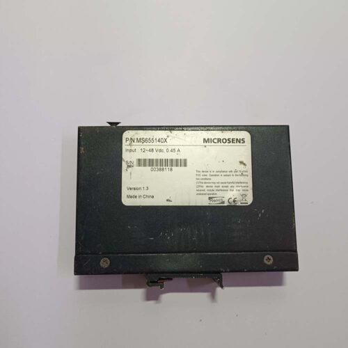 MICROSENS MS655140X INDUSTRIAL FAST ETHERNET SWITCH 8X 10-100BASE-TX
