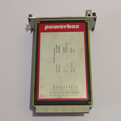 POWERBOX 47715396 48VDC-24VDC POWER SUPPLY