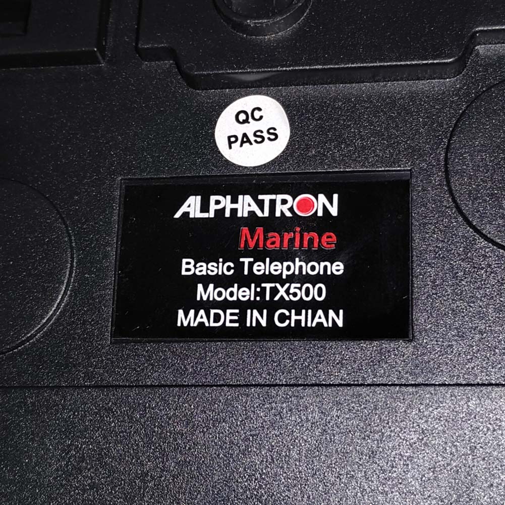 ALPHATRON MARINE TX500 BASIC TELEPHONE