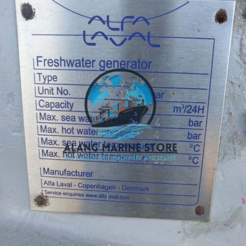 ALFA LAVAL AQUA-125-HW FRESHWATER GENERATOR
