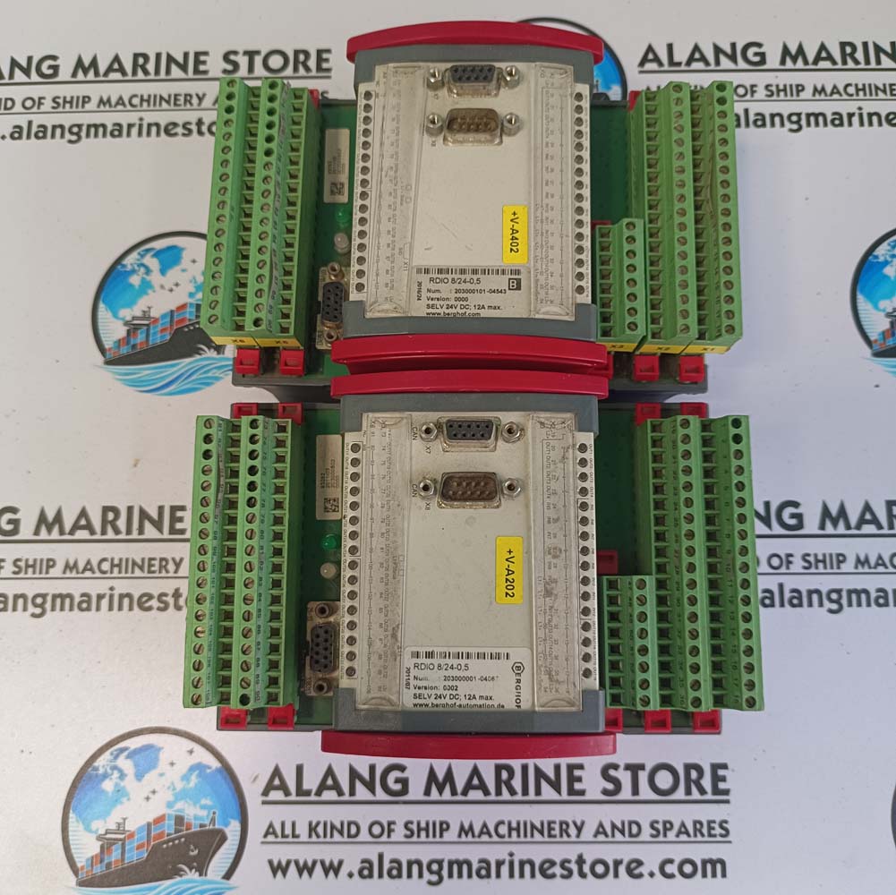 BERGHOF AUTOMATION RDIO 8-24-0.5 DIGITAL REMOTE IO MODULE