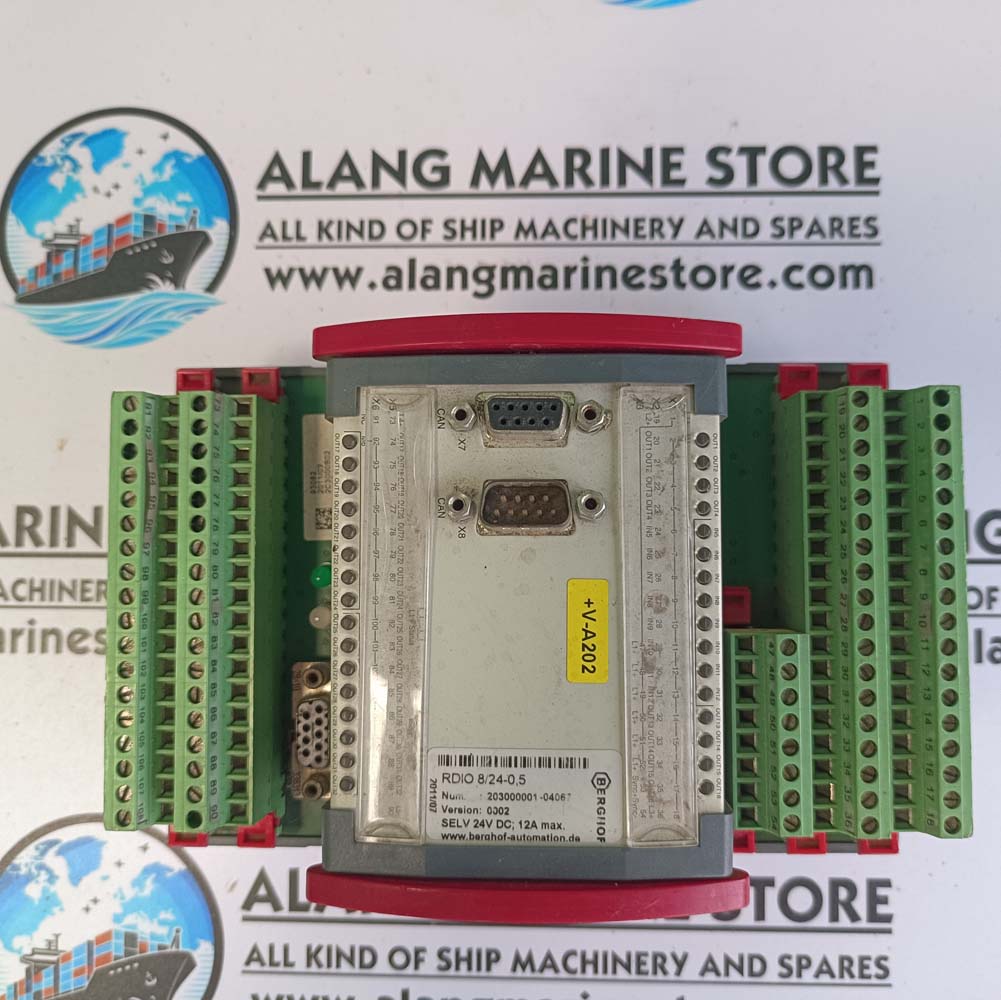 BERGHOF AUTOMATION RDIO 8-24-0.5 DIGITAL REMOTE IO MODULE