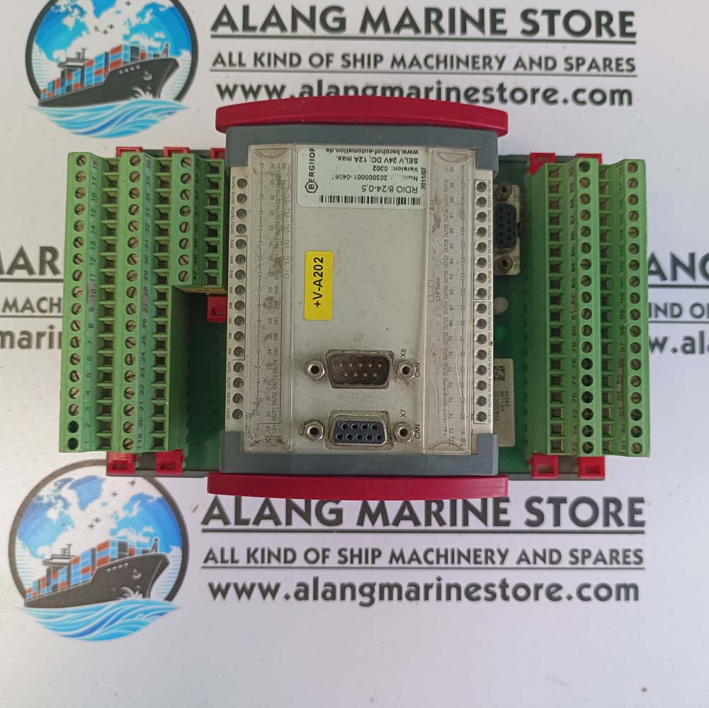 BERGHOF AUTOMATION RDIO 8-24-0.5 DIGITAL REMOTE IO MODULE