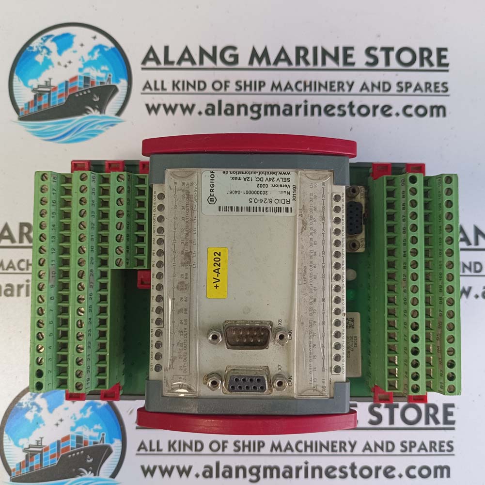 BERGHOF AUTOMATION RDIO 8-24-0.5 DIGITAL REMOTE IO MODULE