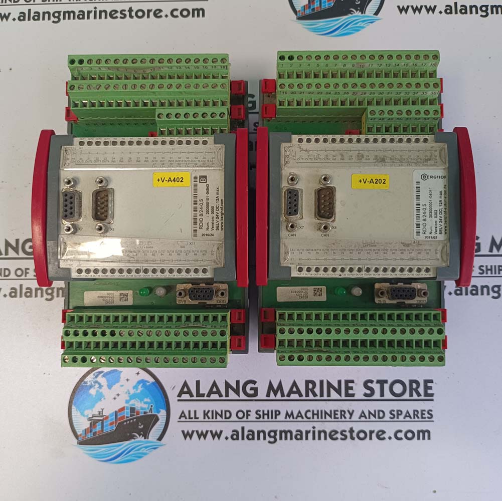 BERGHOF AUTOMATION RDIO 8-24-0.5 DIGITAL REMOTE IO MODULE