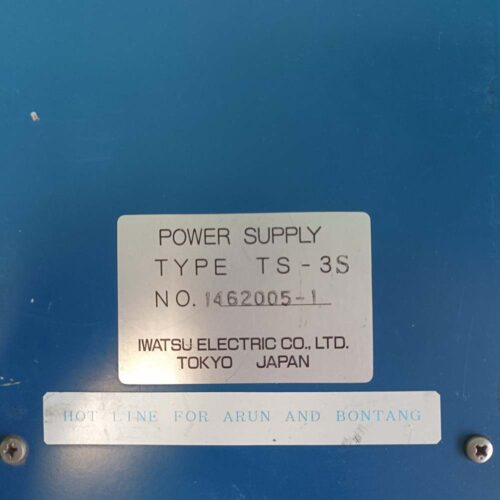IWATSU ELECTRIC TYPE TS-3S POWER SUPPLY