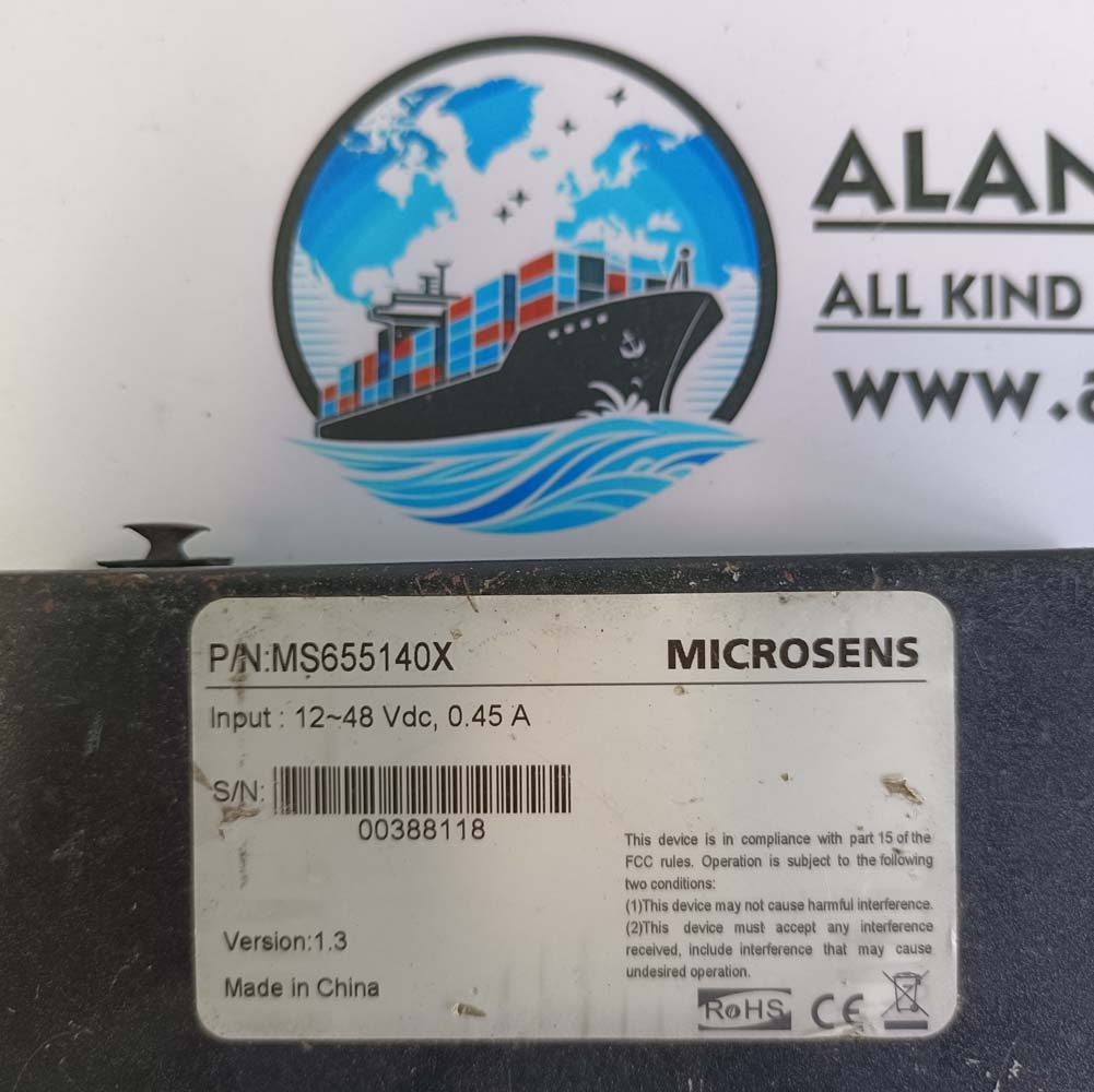 MICROSENS MS655140X 8X 10-100BASE-TX INDUSTRIAL FAST ETHERNET SWITCH VER-1.3