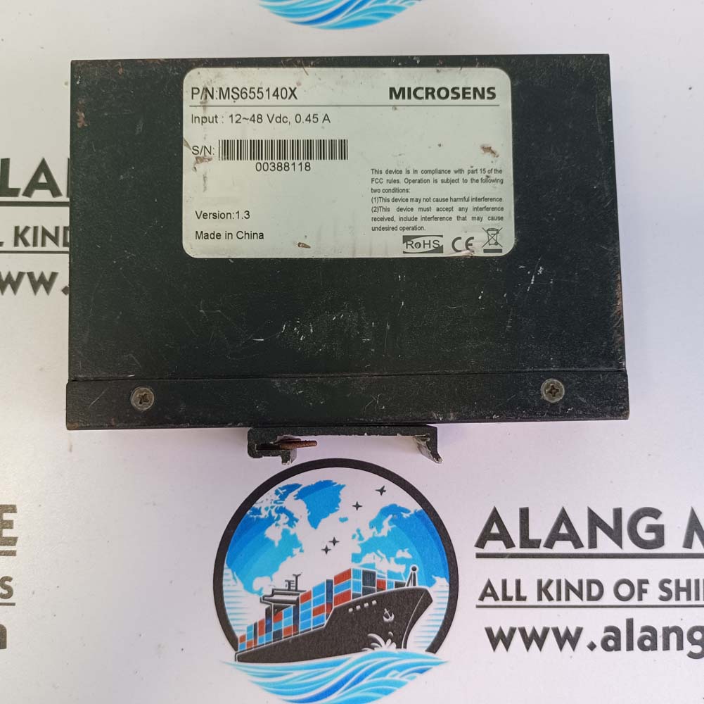 MICROSENS MS655140X 8X 10-100BASE-TX INDUSTRIAL FAST ETHERNET SWITCH VER-1.3